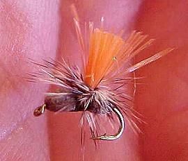 A hot pink post on a parachute ant