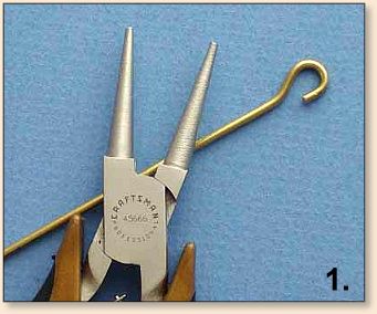 Bend loop into one end