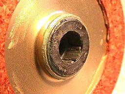 Notice bearing rollers inside