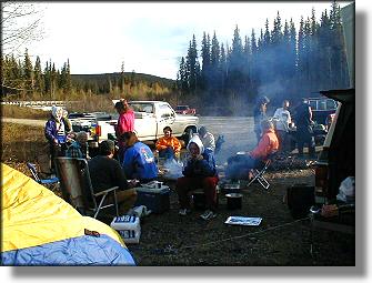 The big barbeque, taken at 9 PM - notice how light out