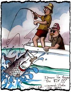 Damn he missed the fly