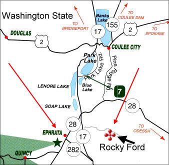 Map lakes & Rocky Ford