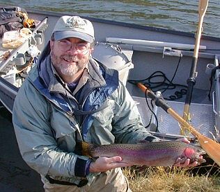 Author with Steelhead
