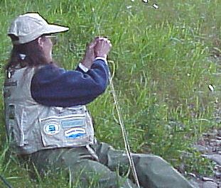 LadyFisher stringing up