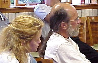 A local couple who also work in
split cane, for tournament throwing darts!