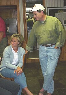 Bob and Karen Alexander at
Bob Mead's Fly Tying Demonstration