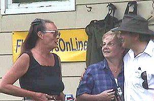 (left to right) LadyFisher, Grace and Bob Mead