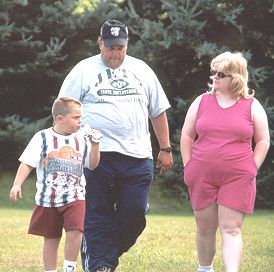 Robert and Kim Monturio and their son