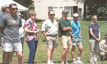 Team Caucci, (except for Al Thomas on the left),
then Betty Caucci, Al Caucci and their school instructors