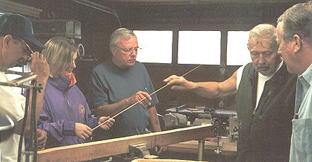 Al Thomas, Karla DuBois, Jerry
Risinger (Host Ididarod), Ron Kusse (QC), and Ron Koenig (Host Osprey)