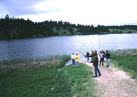 B2 in front, more of the casting crew