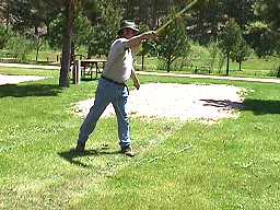 Ken makes friends with the broom