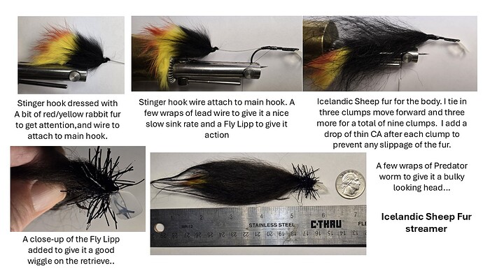 Icelandic Sheep Fur Streamer series