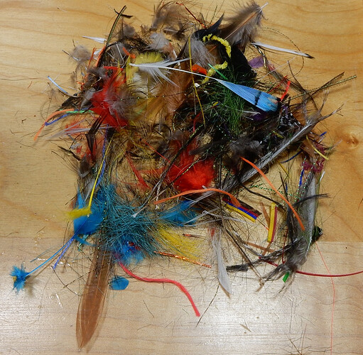 Leftovers-of-fly-tying